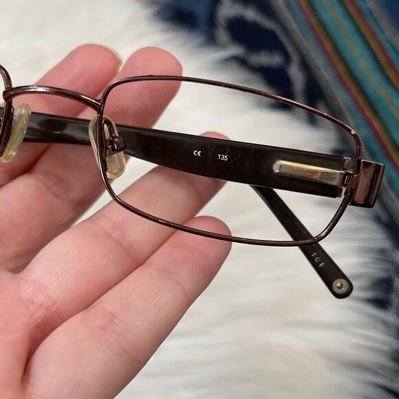 Coach prescription eyeglasses FRAMES ONLY 1008 Mona Dark Brown Bayonetta glasses - Picture 3 of 7